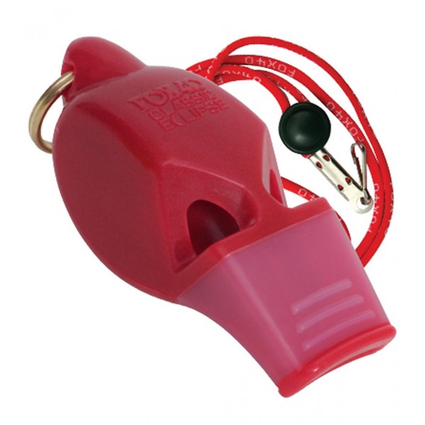 Fox 40 Classic Eclipse Whistle with Lanyard